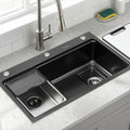 Cefito 304 Stainless Steel Kitchen Sink Bar Millet Grain