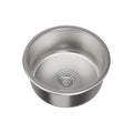 Cefito 43cm Round Stainless Steel Kitchen Sink Single Bowl Silver