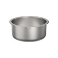 Cefito 43cm Round Stainless Steel Kitchen Sink Single Bowl Silver