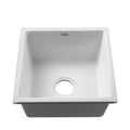 Cefito 450x450mm Granite Stone Kitchen Sink White Under/Top Mount