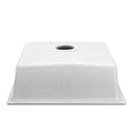 Cefito 450x450mm Granite Stone Kitchen Sink White Under/Top Mount