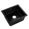 Cefito Stone Kitchen Sink 460x410mm Granite Black Undermount