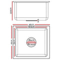 Cefito Stone Kitchen Sink 460x410mm Granite Under/Topmount White