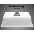 Cefito Stone Kitchen Sink 610x470mm Granite White Basin