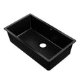 Cefito Stone Kitchen Sink 790x450mm Granite Black Under/Topmount
