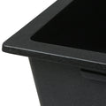 Cefito Kitchen Sink 80x48cm Granite Stone Black