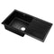 Cefito Stone Kitchen Sink 860x500mm Granite Under/Topmount Black