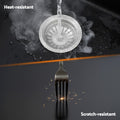 Cefito Granite Stone Kitchen Sink 38x38cm Single Bowl Black