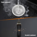 Cefito 45x45cm Granite Stone Kitchen Sink Single Bowl Black