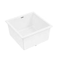 Cefito Granite Stone Kitchen Sink 45x45cm Single Bowl White