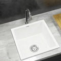 Cefito Granite Stone Kitchen Sink 45x45cm Single Bowl White