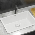 Cefito Granite Stone Kitchen Sink 70x45cm Single Bowl White