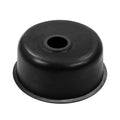 Cefito 430mm Round Granite Stone Kitchen Sink Black Undermount