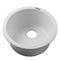 Cefito Stone Kitchen Sink Round 430mm Granite White Undermount