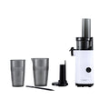 Devanti Cold Press Slow Juicer 130W Fruit Juice Extractor White