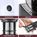 Devanti Cold Press Slow Juicer 130W Fruit Juice Extractor White