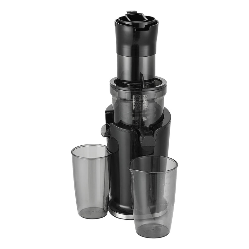 Devanti Cold Press Slow Juicer 200W Black Fruit Juice Extractor