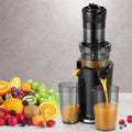Devanti Cold Press Slow Juicer 200W Black Fruit Juice Extractor