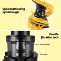 Devanti Cold Press Slow Juicer 200W Black Fruit Juice Extractor