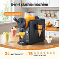 Devanti 2L Slushie Machine Ice Cream Maker Black