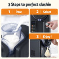 Devanti 2L Slushie Machine Ice Cream Maker Black