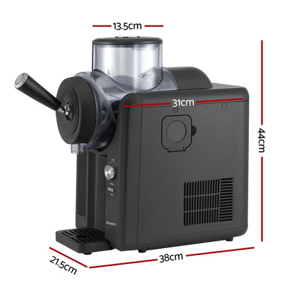 Devanti 2L Slushie Machine Ice Cream Maker Frozen Smoothies Milkshakes Black