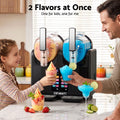 Devanti Slushie Machine 4L Dual Tanks Frozen Drink Ice Cream Maker