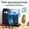 Devanti 1.8L Slushie Machine Frozen Smoothies Black