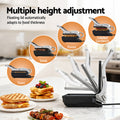Devanti 3 in 1 Sandwich Maker Steak Press Grill 1000W