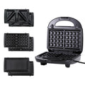 Devanti Sandwich Press Waffle Maker Panini 850W 3-in-1
