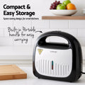Devanti Sandwich Press Waffle Maker Panini 850W 3-in-1