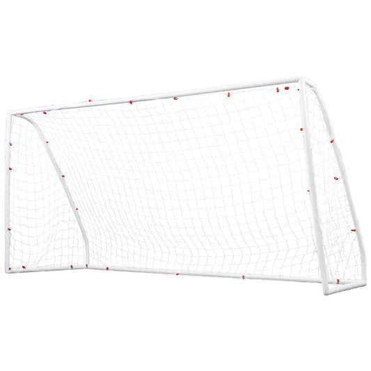 Everfit 12FT Soccer Goal UPVC Frame PE Mesh Weatherproof Portable