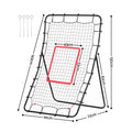 Everfit Baseball Rebounder Net Pitching Practice Target Screen 143cm