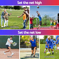 Everfit 3.6M Badminton Tennis Volleyball Net Portable Adjustable