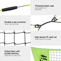 Everfit 3M Badminton Tennis Volleyball Net Portable Yellow