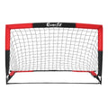 Everfit Pop Up Soccer Goal Nets Heavy Duty Portable Kids Training Set 2 Pcs Red
