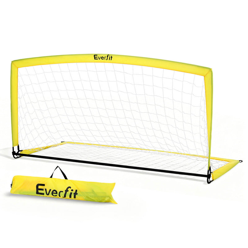 Everfit 2m Football Soccer Net Portable Goal Rebounder Training