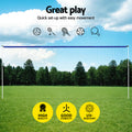 Everfit 6M Volleyball Net Set Adjustable Height w/ Ball Bag