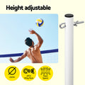 Everfit 6M Volleyball Net Set Adjustable Height w/ Ball Bag