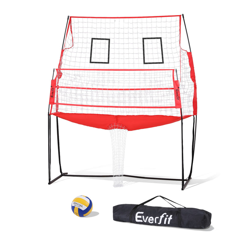 Everfit 8ft Volleyball Net Adjustable Height Portable Ball Bag