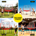 Everfit 8ft Volleyball Net Adjustable Height Portable Ball Bag