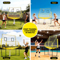 Everfit 8ft Volleyball Net Adjustable Height Portable Ball Bag