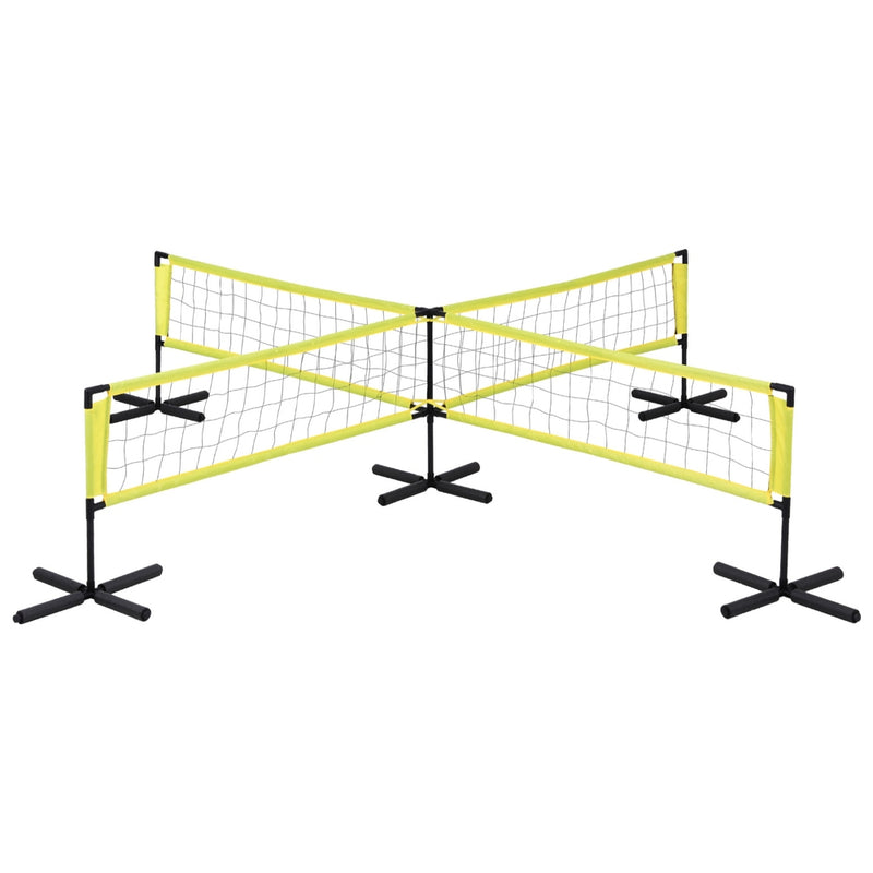 Everfit Water Volleyball Net Set Pool Game 4 Anchor Bags Portable