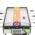 4-in-1 Games Table Foosball Tennis Bowling Shuffleboard