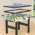 4-in-1 Games Table Foosball Tennis Bowling Shuffleboard