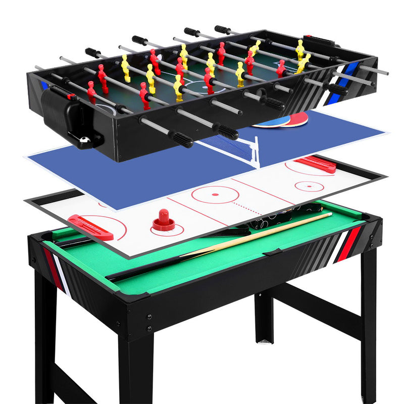 4-in-1 Games Table Foosball Pool Air Hockey Table Tennis
