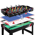 4-in-1 Games Table Foosball Pool Air Hockey Table Tennis