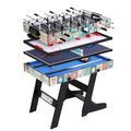 Foosball Table 4-in-1 Soccer Tennis Pool Hockey Game Foldable