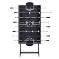 Foosball Table 4-in-1 Soccer Tennis Pool Hockey Game Foldable