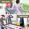 Foosball Table 4-in-1 Soccer Tennis Pool Hockey Game Foldable